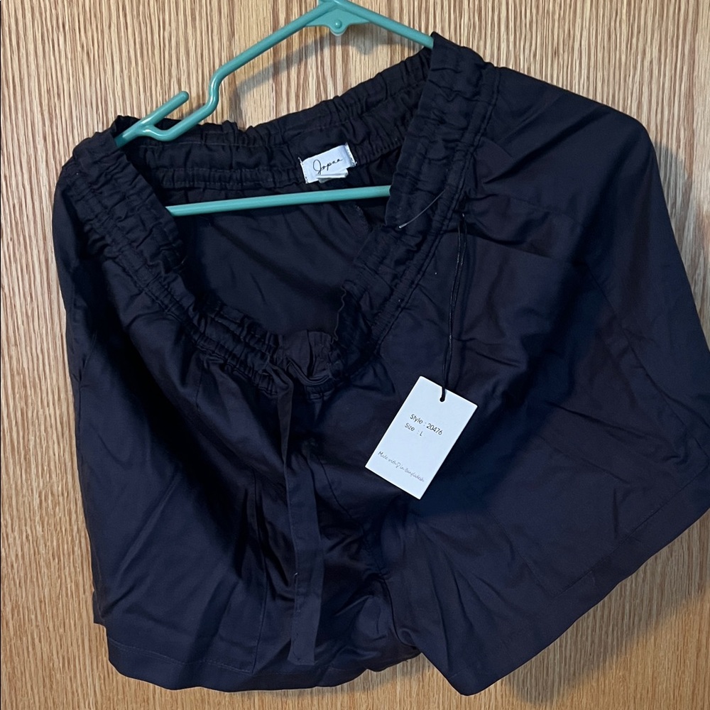 Black Drawstring Shorts